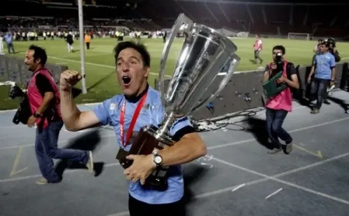 Berizzo le dio a los de Rancagua su primera estella tras vencer a la UC de Lasarte en 2013.