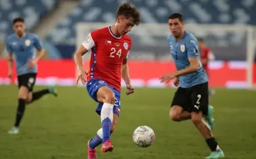 Arriagada debutó en la Roja ante Uruguay. Foto: ANFP