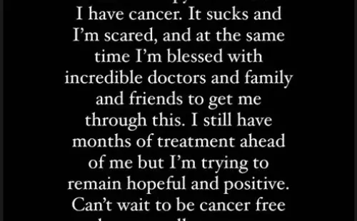 Las historias en que el vocalista y bajista de Blink-182, Mark Hoppus, reveló que tiene cáncer.(1)
