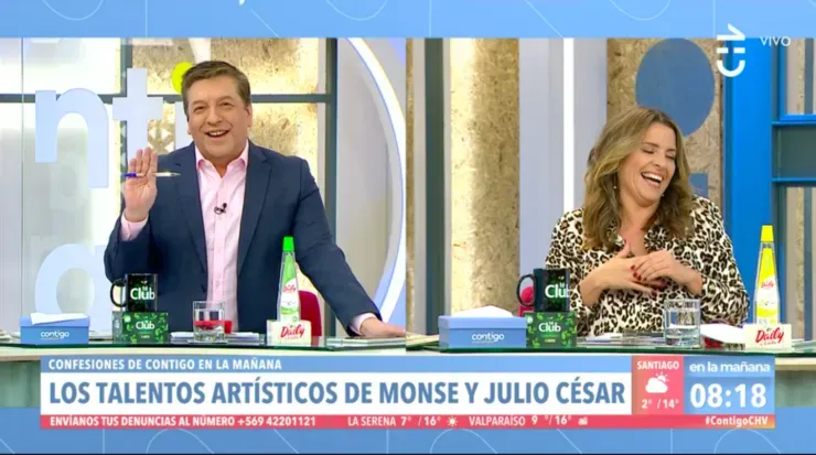 Al final, la anécdota de Monserrat Álvarez sobre Raquel Argandoña sirvió para distender el ambiente en la previa al reporte policial.