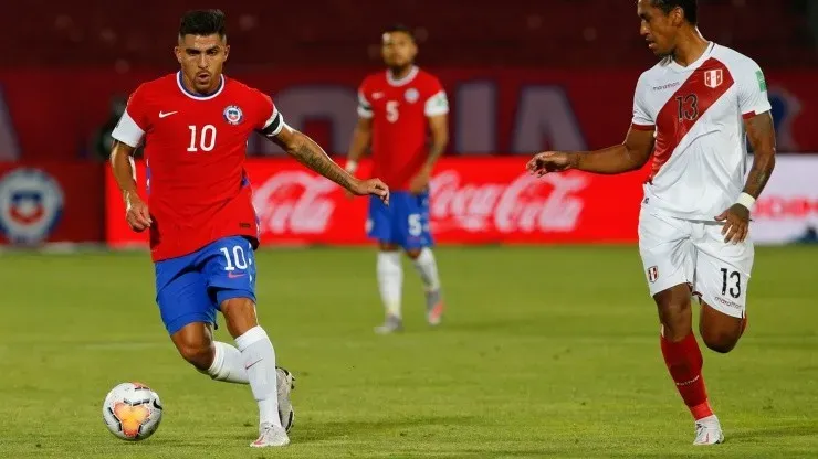 César Pinares, jugador de la selección chilena en Copa América Brasil 2021