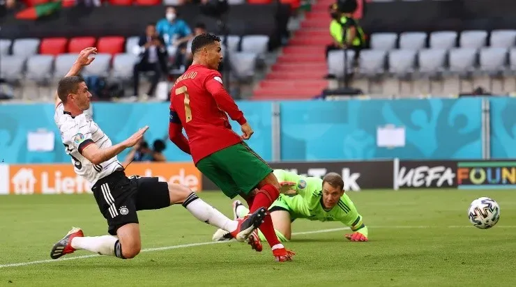 Cristiano Ronaldo, delantero de la selección de Portugal en la Euro 2020