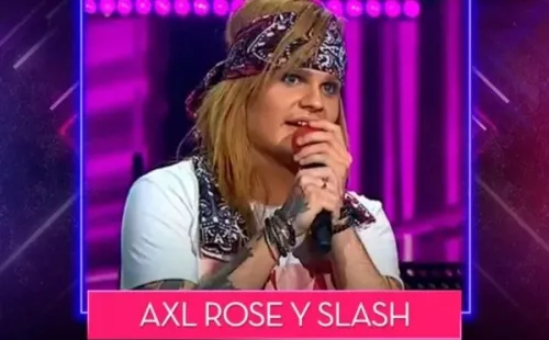 Finalistas de    Yo Soy: El imitador deAxl Rose (Alejandro Dagda).