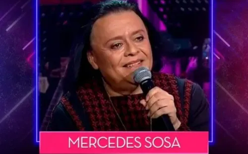 Finalistas de    Yo Soy: El imitador deMercedes Sosa (Mario Zapata).