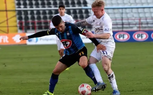 Huachipato sufrió de más en el segundo tiempo ante San Antonio Unido. (Foto: Agencia Uno)