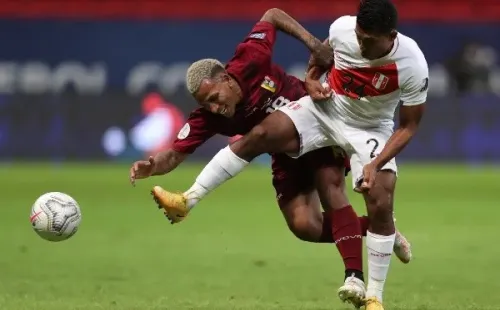 Perú avanzó a cuartos de final donde podría jugar contra Chile. Foto: Getty.
