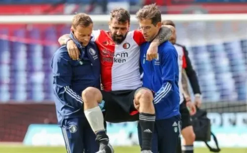 Lucas Pratto sufrió una grave lesión de la cual se está recuperando (Getty Images)