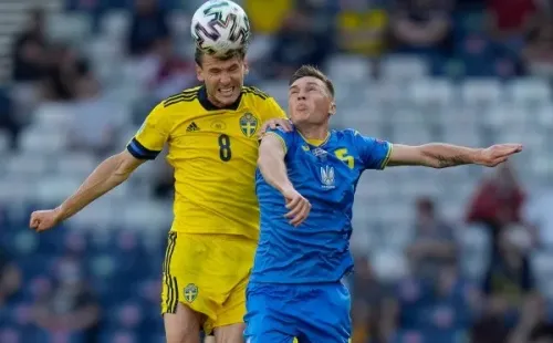Suecia y Ucrania animaron un partidazo por el paso a cuartos. Foto: Getty Images
