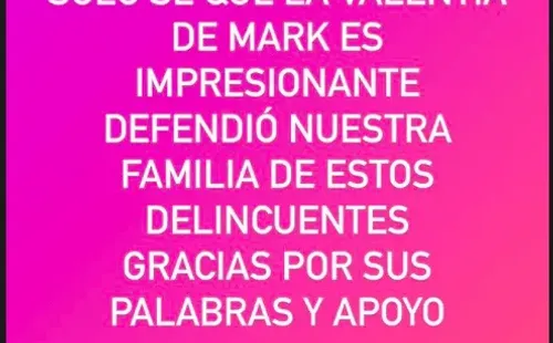 Las historias de Maura Rivera tras el ataque que sufrieron junto a Mark González.(2)