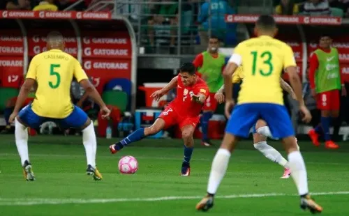 Alexis Sánchez intentará ser alternativa contra Brasil en los cuartos de final de la Copa América. (Foto: Agencia UNO)