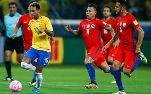 Brasil y Chile vuelven a enfrentarse después de tres años. Foto: Agencia Uno