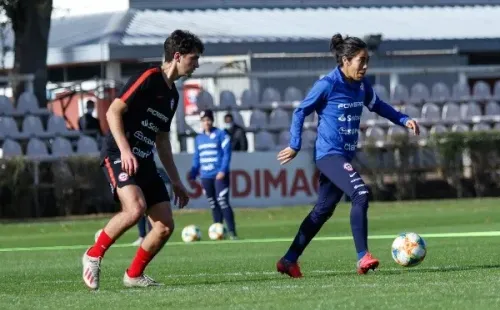 López y la Roja trabajan con miras a los Juegos Olímpicos. Foto: ANFP