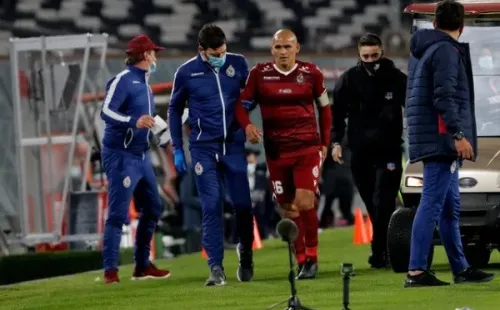 El Chupete salió lesionado del Monumental hace casi un mes. Foto: Agencia Uno.