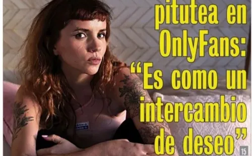 La autora de Joven y Alocada, Camila Gutiérrez, en la portada de LUN.