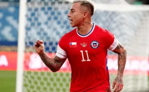 Vargas espera volver a anotar en el torneo tal como ante Argentina y Uruguay. Foto: Copa América.