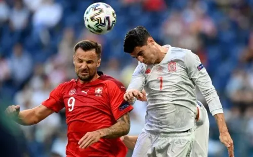 Por ahora partido apretado entre España y Suiza en la Euro 2020.