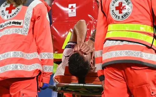 Spinazzola rompió en llanto tras la lesión en el duelo entre Italia y Bélgica.