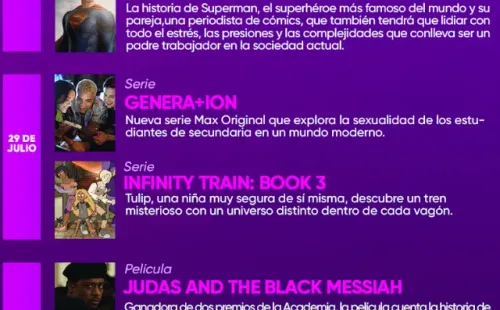 Los estrenos de HBO Max para julio 2021.(2)