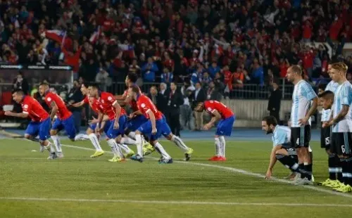 Chile celebró su primer Copa América hace seis años y ante Argentina. Foto: Agencia Uno
