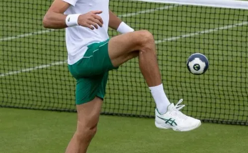 Djokovic estaba para jugar la Eurocopa, ¿o no? Foto: Getty.