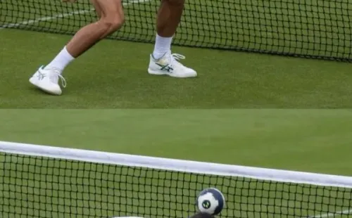 Djokovic mostró en sus redes sociales su talento para el fútbol. Foto: Instagram Djokernole.
