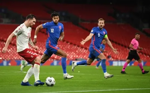 Dinamarca se llevó el triunfo por 1-0, la última vez que enfrentó a Inglaterra por la Liga de Naciones de la UEFA. (Foto: Getty)