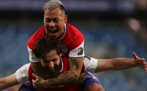 Brereton tuvo su debut goleador con la camiseta de Chile. Foto: Agencia Uno