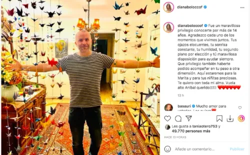 La publicación de Diana Bolocco sobre el hermano de Cristián Sánchez y cuñado, Aníbal Sánchez.