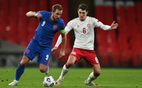Ingleses y daneses se enfrentaron por última vez en la Liga de Naciones de Europa. (Foto: Getty)