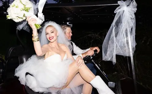 La publicaciones de Gwen Stefani sobre su matrimonio con Blake Shelton.(4)