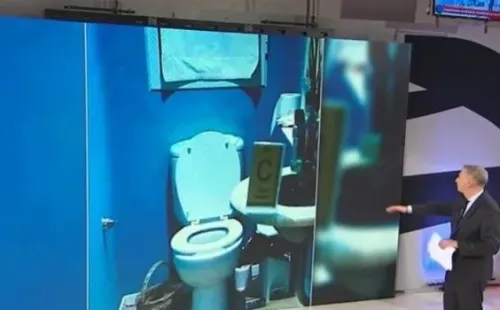El baño que usaba Maradona no tenía buenas condiciones para bañarse. Foto: TN
