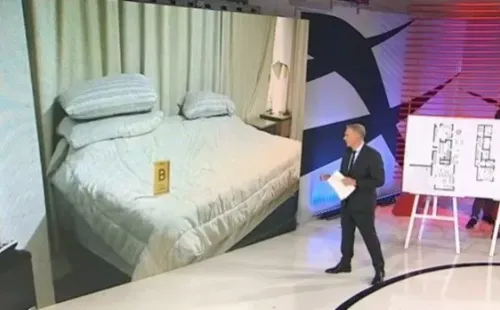 La cama donde murió Maradona instalada en un cuarto pequeño. Foto: TN