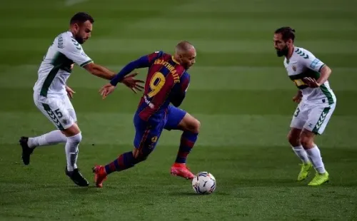 Braithwaite no cumplió con las expectativas en Barcelona, pero tras su gran Euro crece la ilusión. Foto: Getty Images