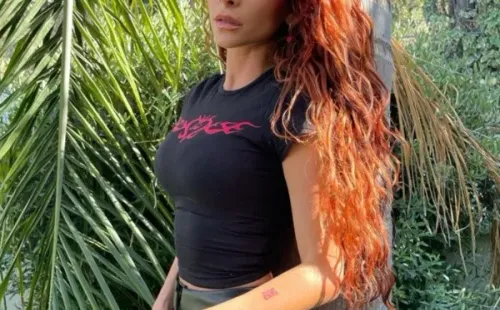 La publicación con la que Cami Gallardo dio a conocer su radical cambio de look.(2)