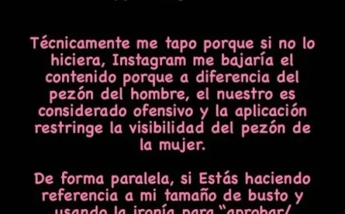 La respuesta de Vesta Lugg a sus críticos.