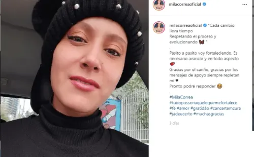 Mila Correa en Instagram