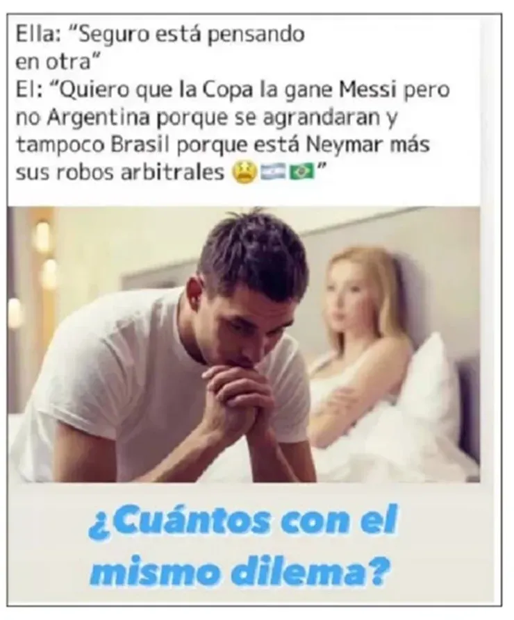 El meme de Villanueva sobre los chilenos y la final de la Copa América