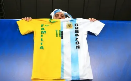 Los hinchas ya se encuentran en el Maracaná para la gran final de la Copa América (Getty Images)