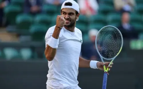 A sus 25 años, el italiano Berrettini quiere dar la sorpresa y levantar su primer Grand Slam. Foto: Getty.