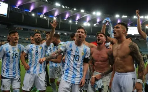 Argentina celebra un título que le costó 28 años ganar. Foto: Getty