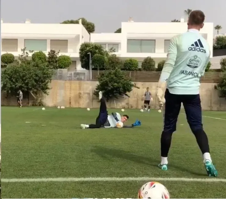 El trasandino viajó a Marbella con el Celta para la pretemporada(FOTO:RC Celta)