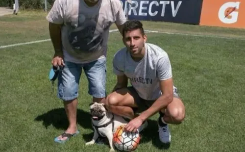 Guillermo Maripán junto a Panchito.
