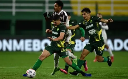 Defensa y Justicia intentó, pero no hubo forma de revertir el marcador. Foto: Getty Images