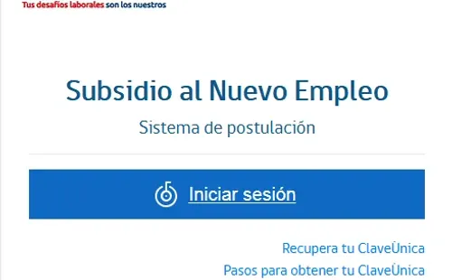 Postulación al Subsidio al Nuevo Empleo
