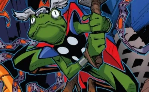 Throg, la versión sapo de Thor en los cómics de Marvel.(1)