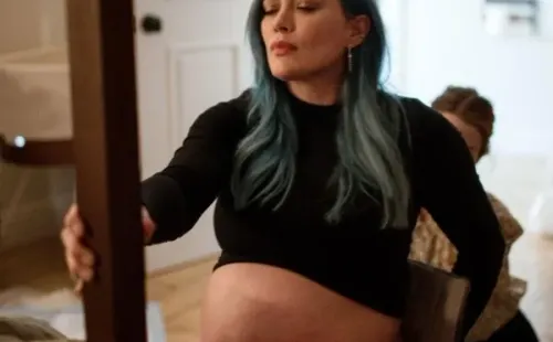 El parto en casa que tuvo Hillary Duff para recibir a su tercer hijo.(3)