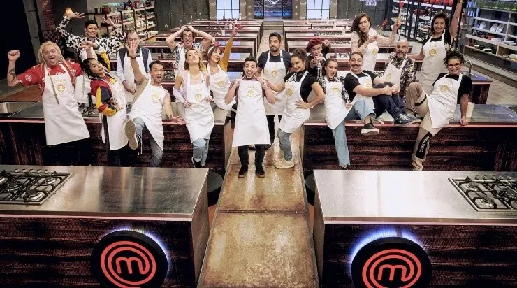 Los participantes de la segunda temporada de Masterchef Celebrity Chile.
