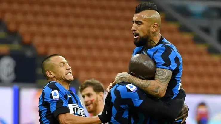 Arturo Vidal, mediocampista chileno del Inter de Milán