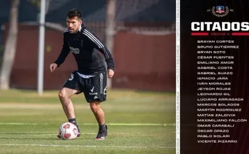 Los citados de Colo Colo contra Universidad Católica en el clásico.