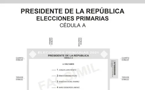 Papeleta Chile Vamos